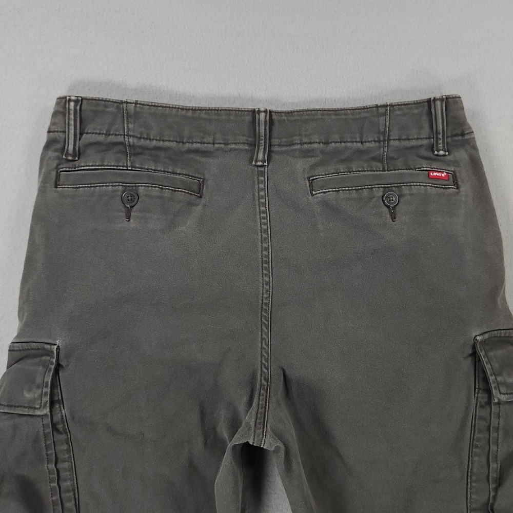 Levi's Men's Cargo Pants Gray Chino XX Standard Taper 5 Pockets 33x30 - Picture 12 of 13